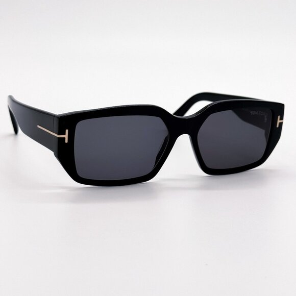 NEW TOM FORD SUNGLASSES SILVANO-02 TF989 01A BLACK WOMEN EYEWEAR FT0989/S 01A main image 4